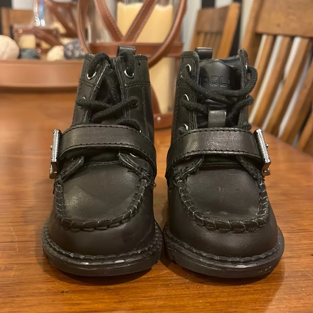 Polo Ralph Lauren Ranger Sportsman Boots Baby Boys Girls Shoes Toddlers Size 4